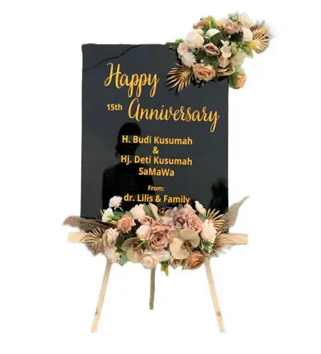 Papan Bunga Akrilik Gunung Anyar